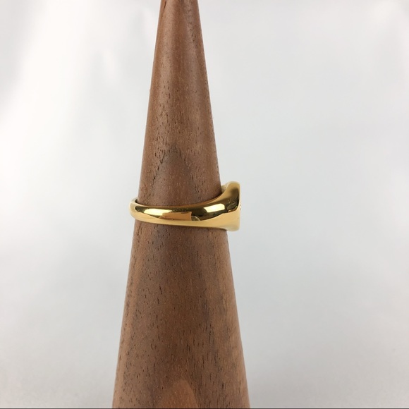 18k gold plated stainless steel ring - Picture 2 of 4